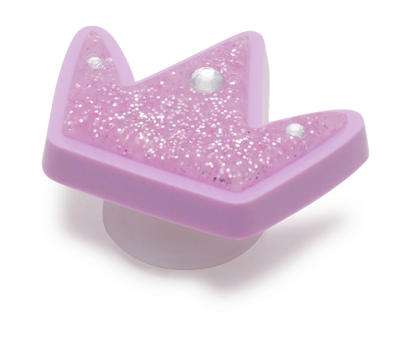 Tiny Purple Glitter Crown - Jibbitz™