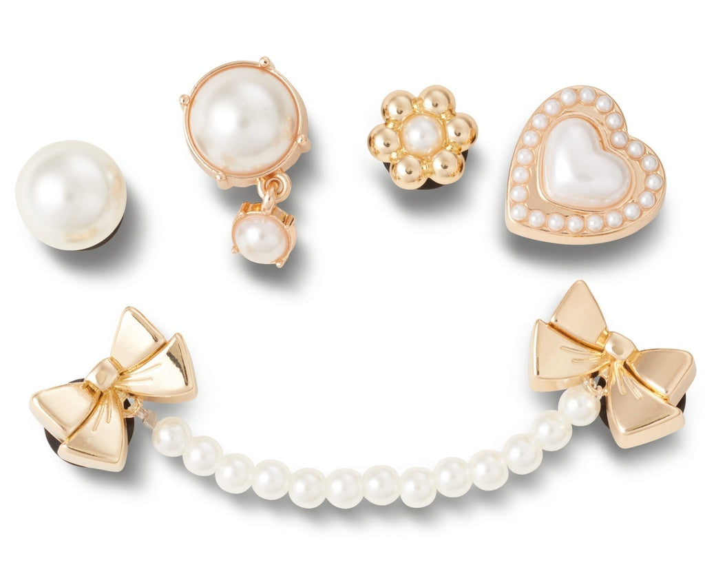 Pearly Gold 5 Pack Jibbitz