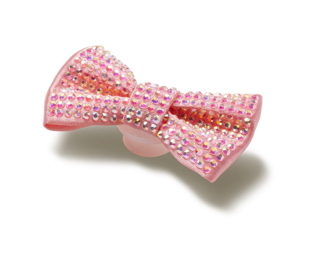 Glitzy Pink Bow Jibbitz