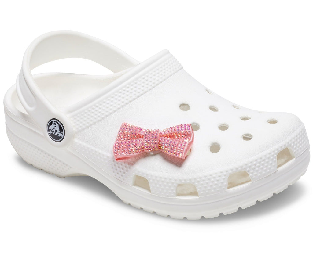 Glitzy Pink Bow Jibbitz