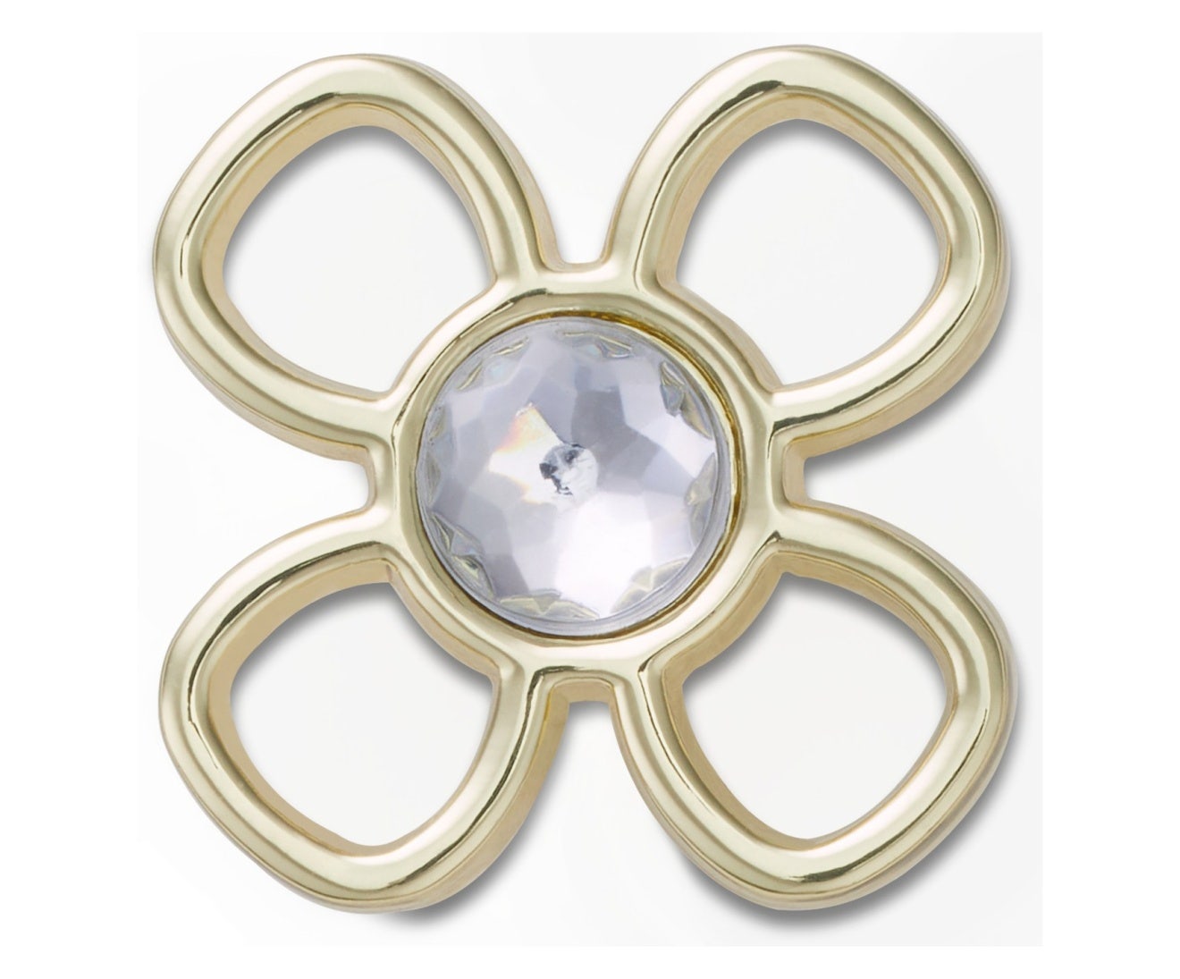 Cutout Gold Flower Jibbitz