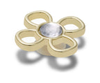 Cutout Gold Flower Jibbitz