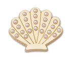Gold and Pearl Seashell Jibbitz
