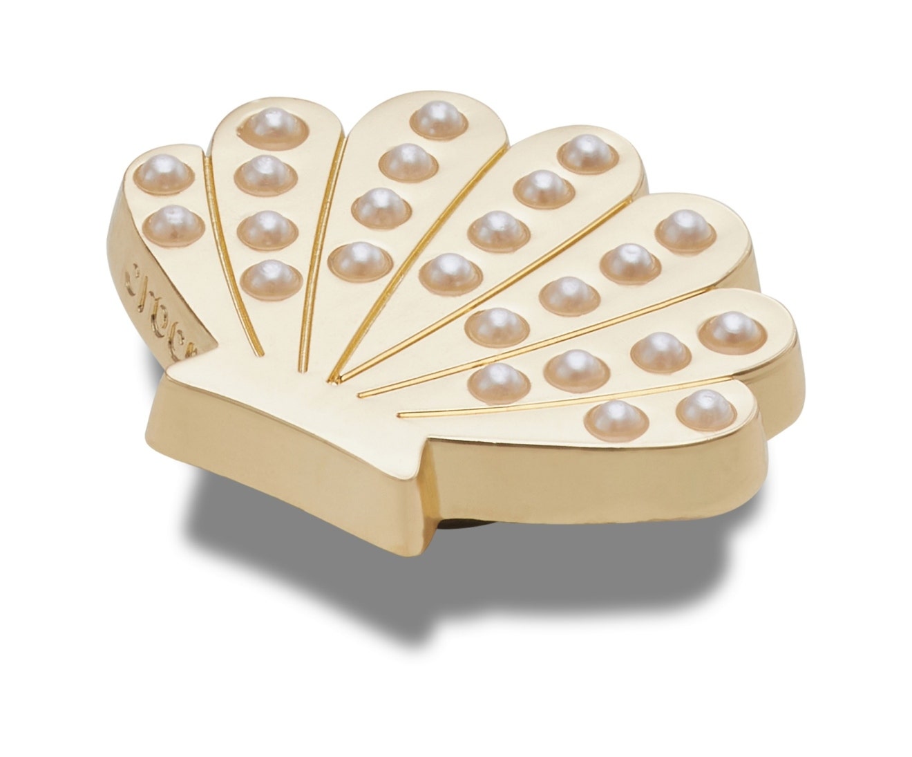 Gold and Pearl Seashell Jibbitz