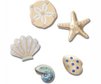 Gold Seashell 5 Pack Jibbitz