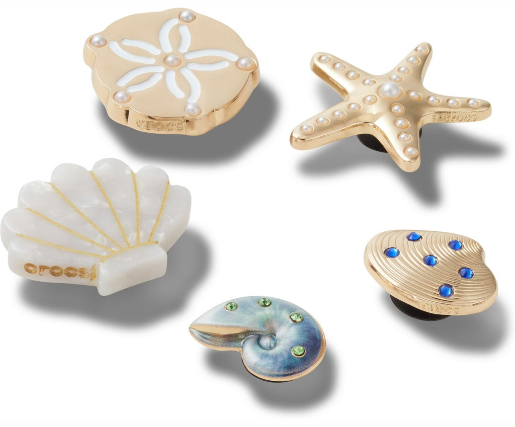 Gold Seashell 5 Pack Jibbitz