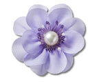 Purple Flower With Pearl Jibbitz