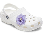 Purple Flower With Pearl Jibbitz