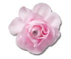 Pink Fabric Flower With Pearl Jibbitz