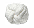 White Knotted Puff Jibbitz