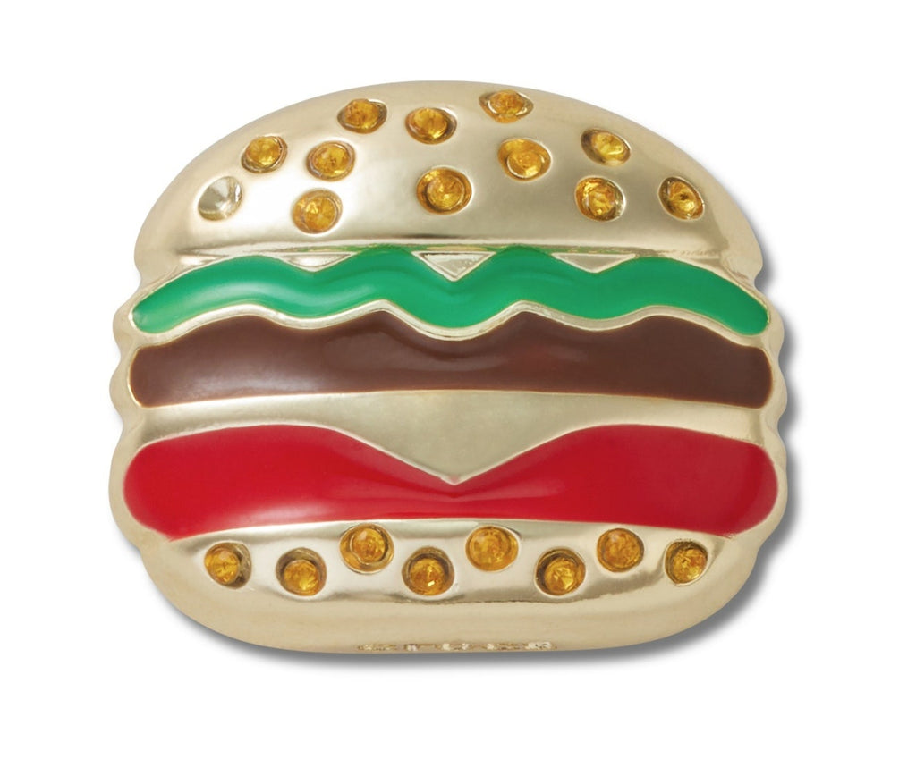 Gold Burger Jibbitz