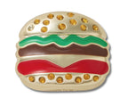 Gold Burger Jibbitz