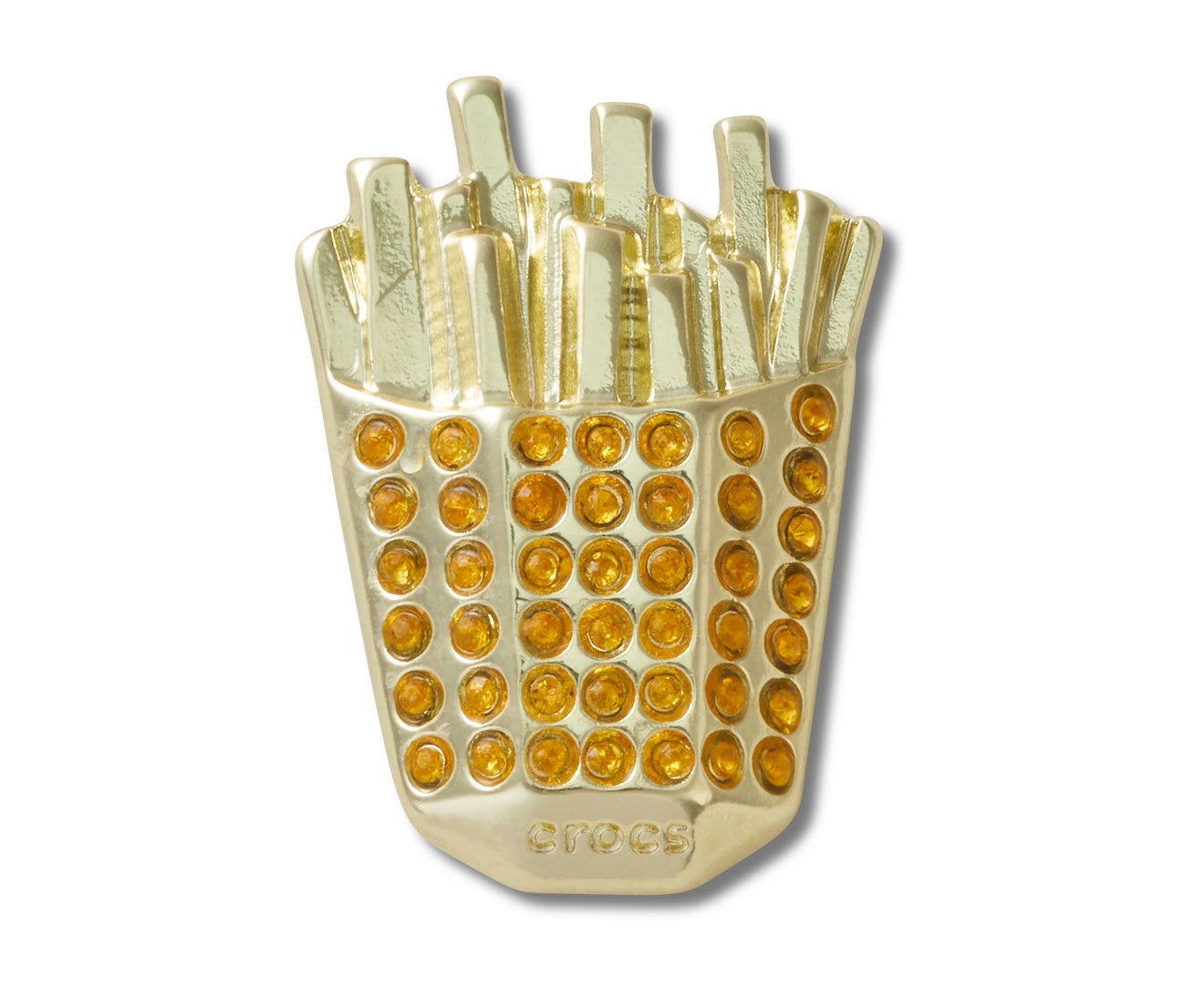 Gold French Fries Jibbitz