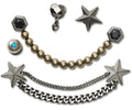 Punk Gunmetal 5 Pack-Jibbitz