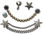 Punk Gunmetal 5 Pack-Jibbitz