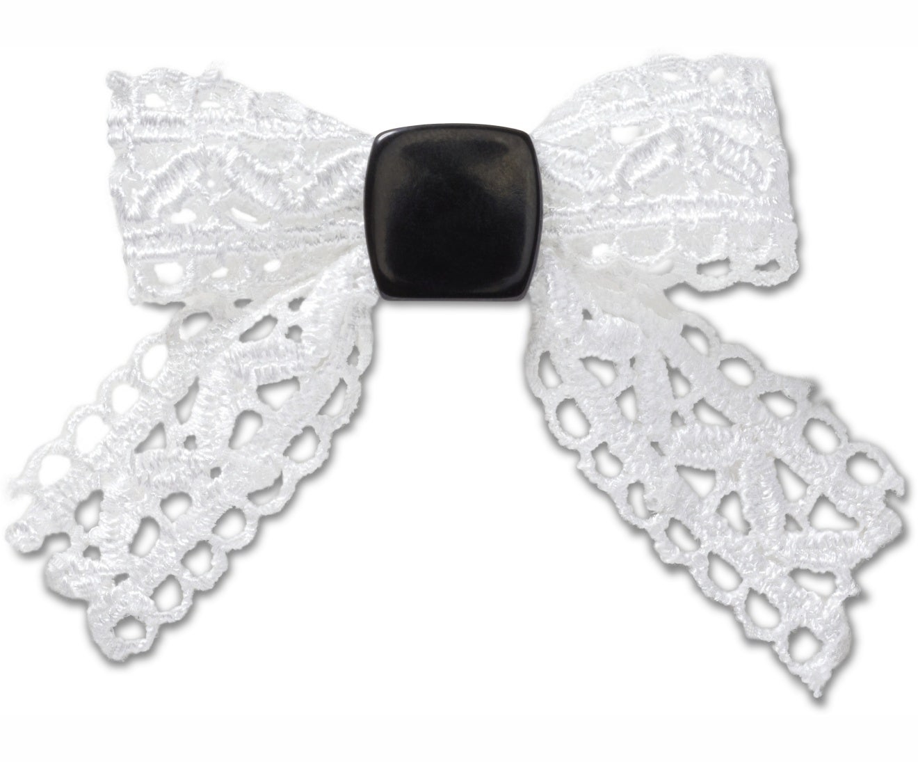 White Lace Bow Jibbitz