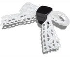 White Lace Bow Jibbitz