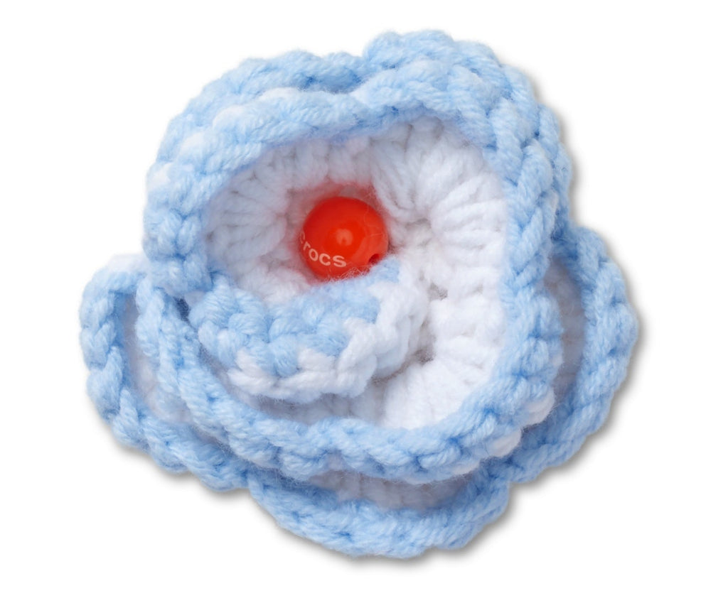 Light Blue Crochet Floral-Jibbitz™