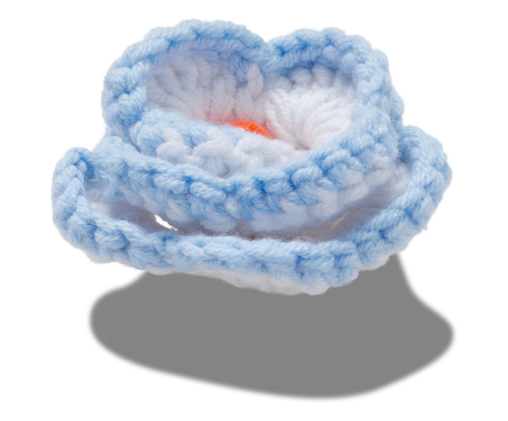 Light Blue Crochet Floral-Jibbitz™