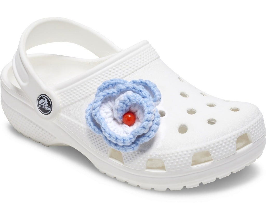 Light Blue Crochet Floral-Jibbitz™