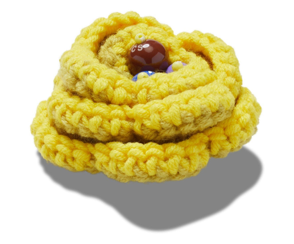 Yellow Crochet Floral-Jibbitz™