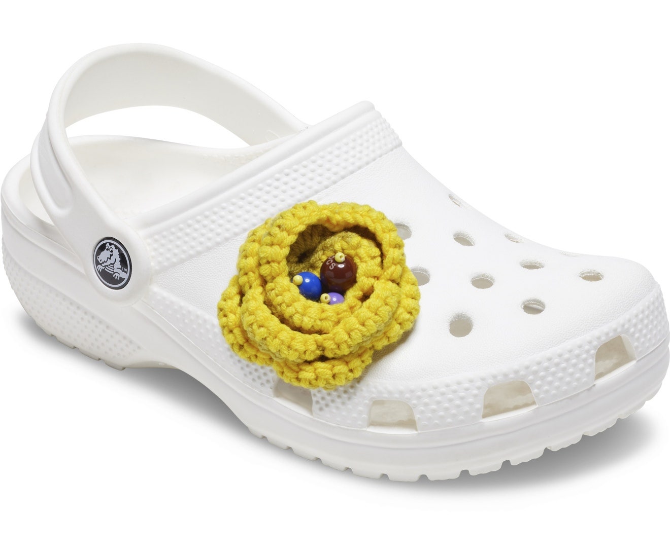 Yellow Crochet Floral-Jibbitz™
