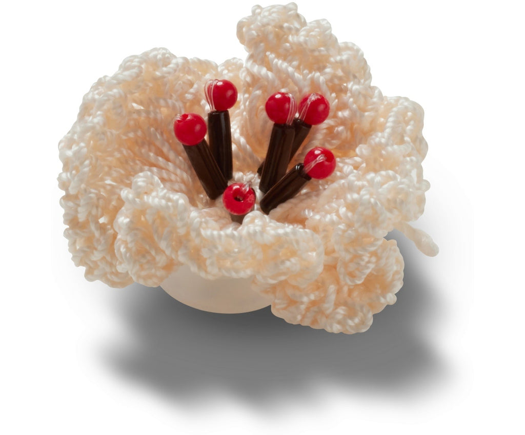 White Crochet Floral-Jibbitz™