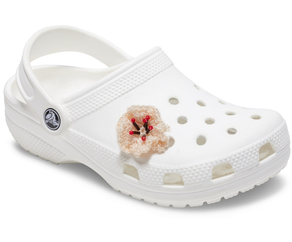 White Crochet Floral-Jibbitz™