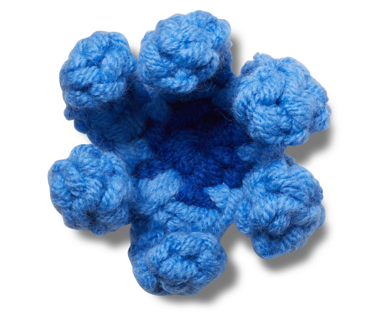 Blue Crochet Flower-Jibbitz™