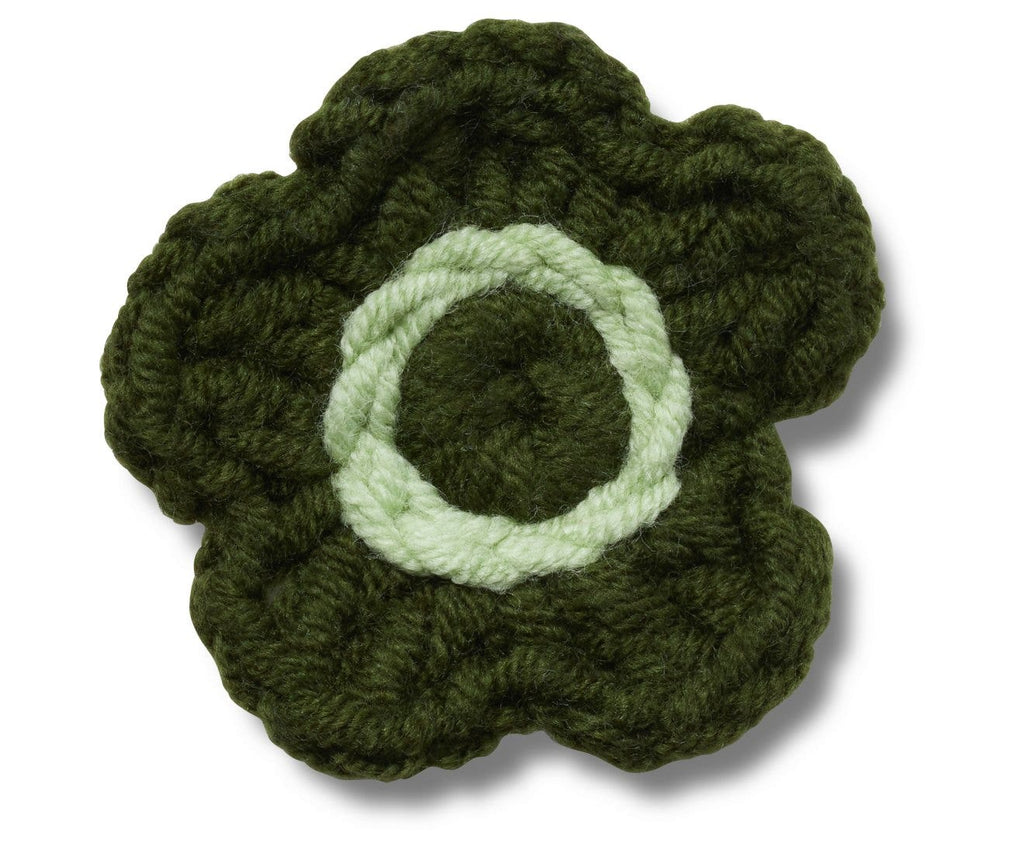 Green Crochet Flower-Jibbitz™