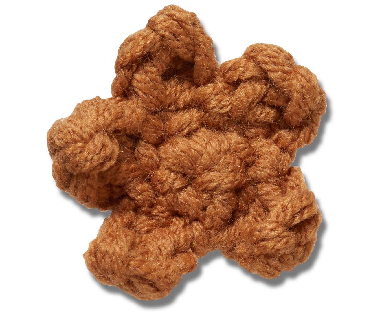 Crafted Crochet Brown Star-Jibbitz™