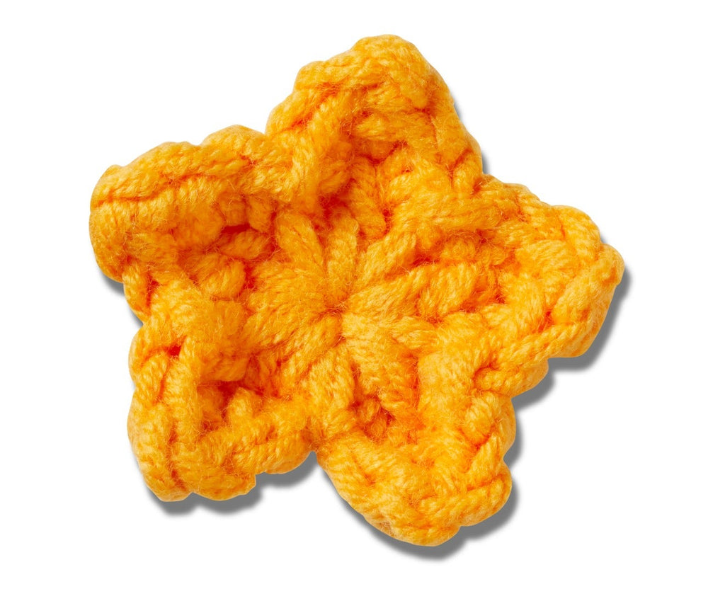 Crafted Crochet Orange Star-Jibbitz™