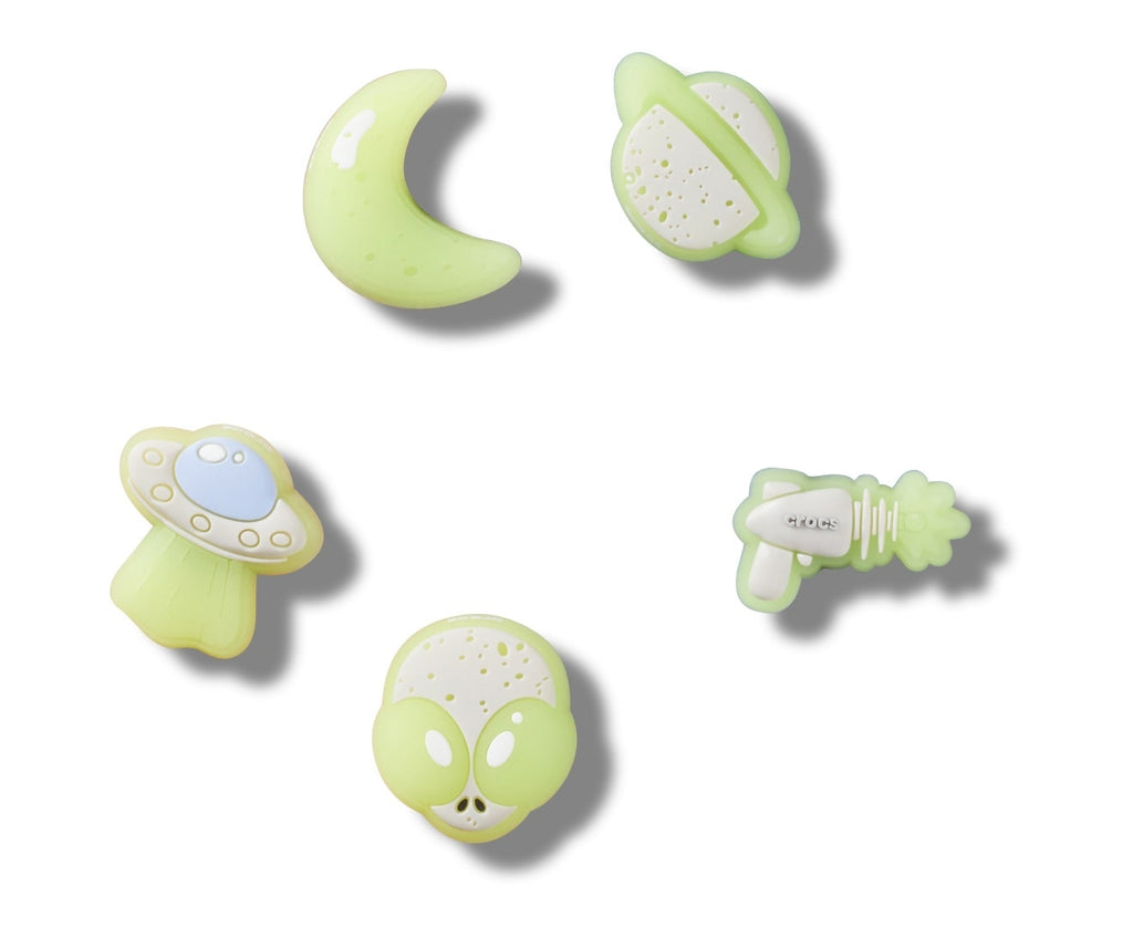 Glow In The Dark Space 5 Pack-Jibbitz™