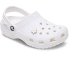 Silver Crocs Flower-Jibbitz