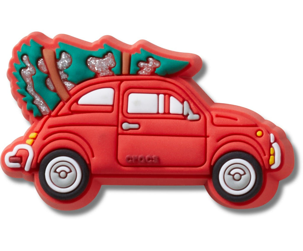 Red Car with Christmas Tree-Jibbitz™