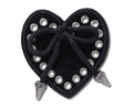 Black Heart with Bow-Jibbitz™