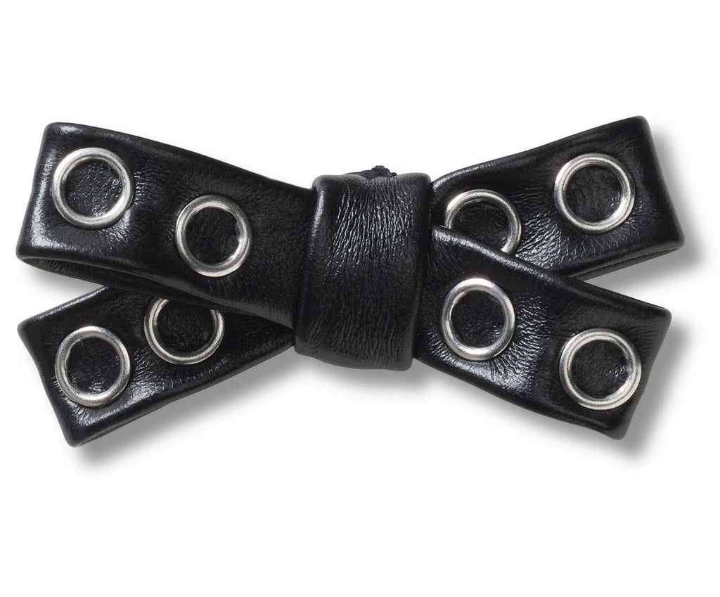 Black Grommet Studded Bow-Jibbitz™