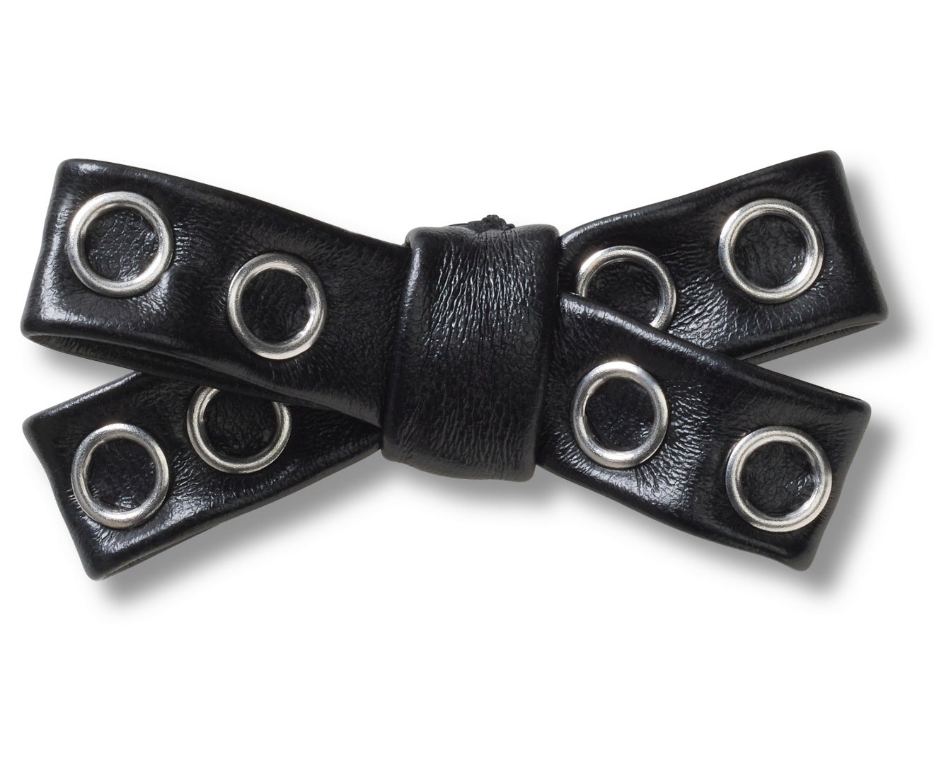 Black Grommet Studded Bow-Jibbitz™
