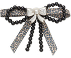 Silver and Black Mix Bow-Jibbitz™