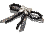 Silver and Black Mix Bow-Jibbitz™