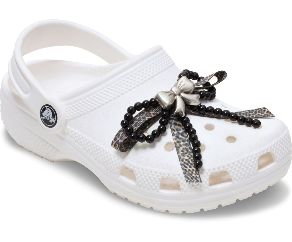 Silver and Black Mix Bow-Jibbitz™