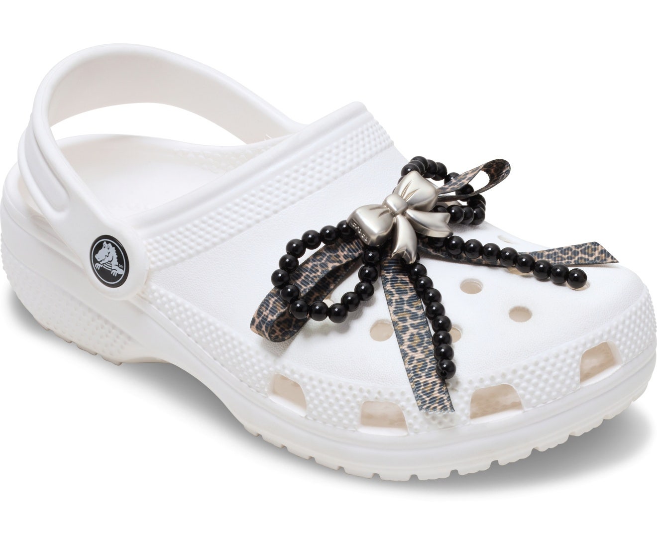 Silver and Black Mix Bow-Jibbitz™