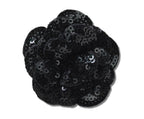 Black Sequin Flower-Jibbitz™
