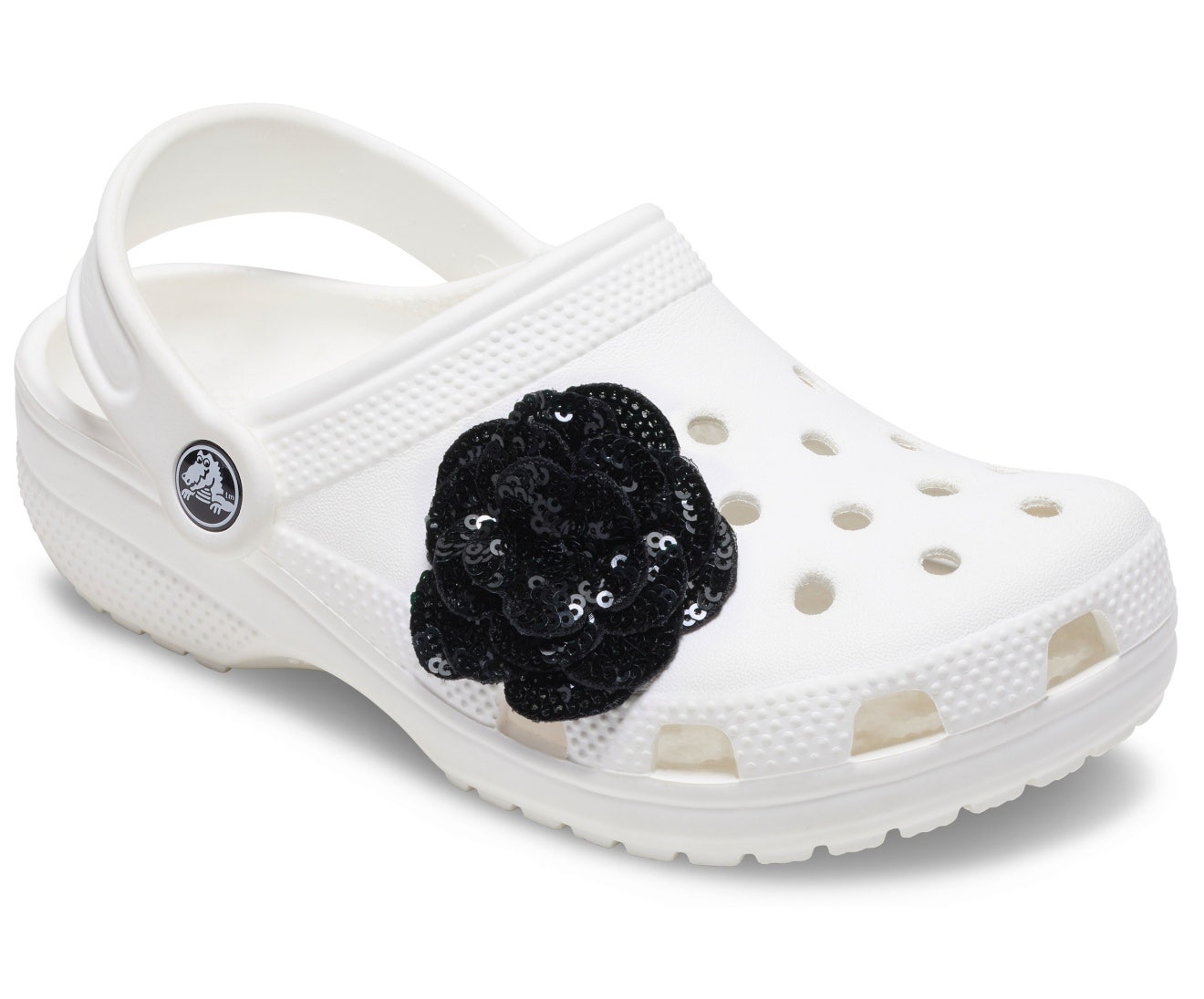 Black Sequin Flower-Jibbitz™