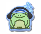 Frog Listening to Music