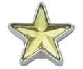 Silver and Green SMT Gem Star-Jibbitz™