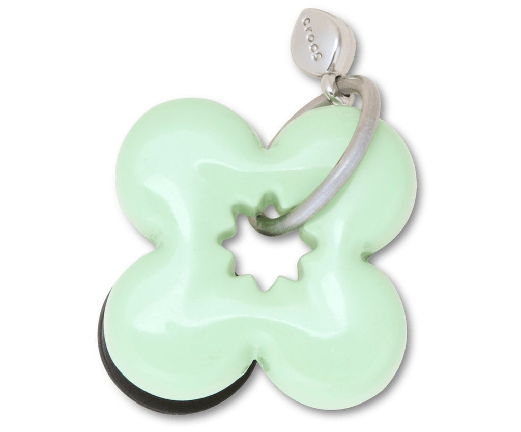 Green Meta Flower Dangle-Jibbitz