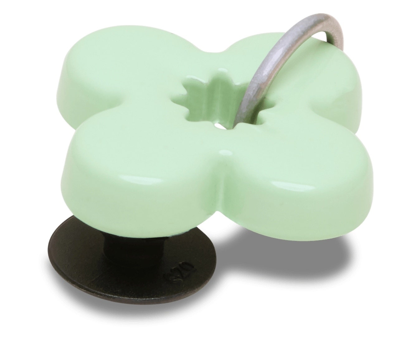 Green Meta Flower Dangle-Jibbitz