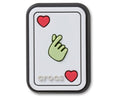 Heart Card-Jibbitz