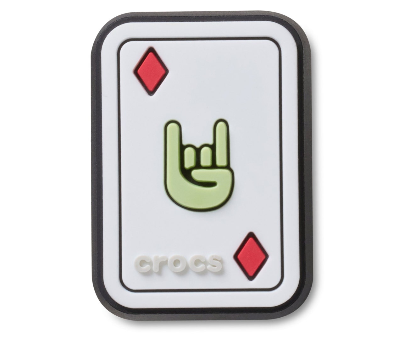 Rock On Diamond Card-Jibbitz